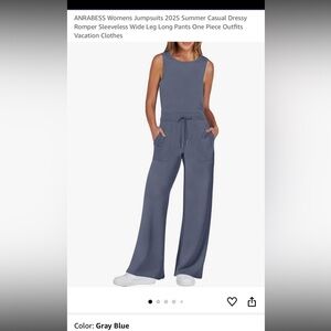 Women's Gray Jumpsuit